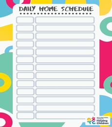 Daily Home Schedule Page 001