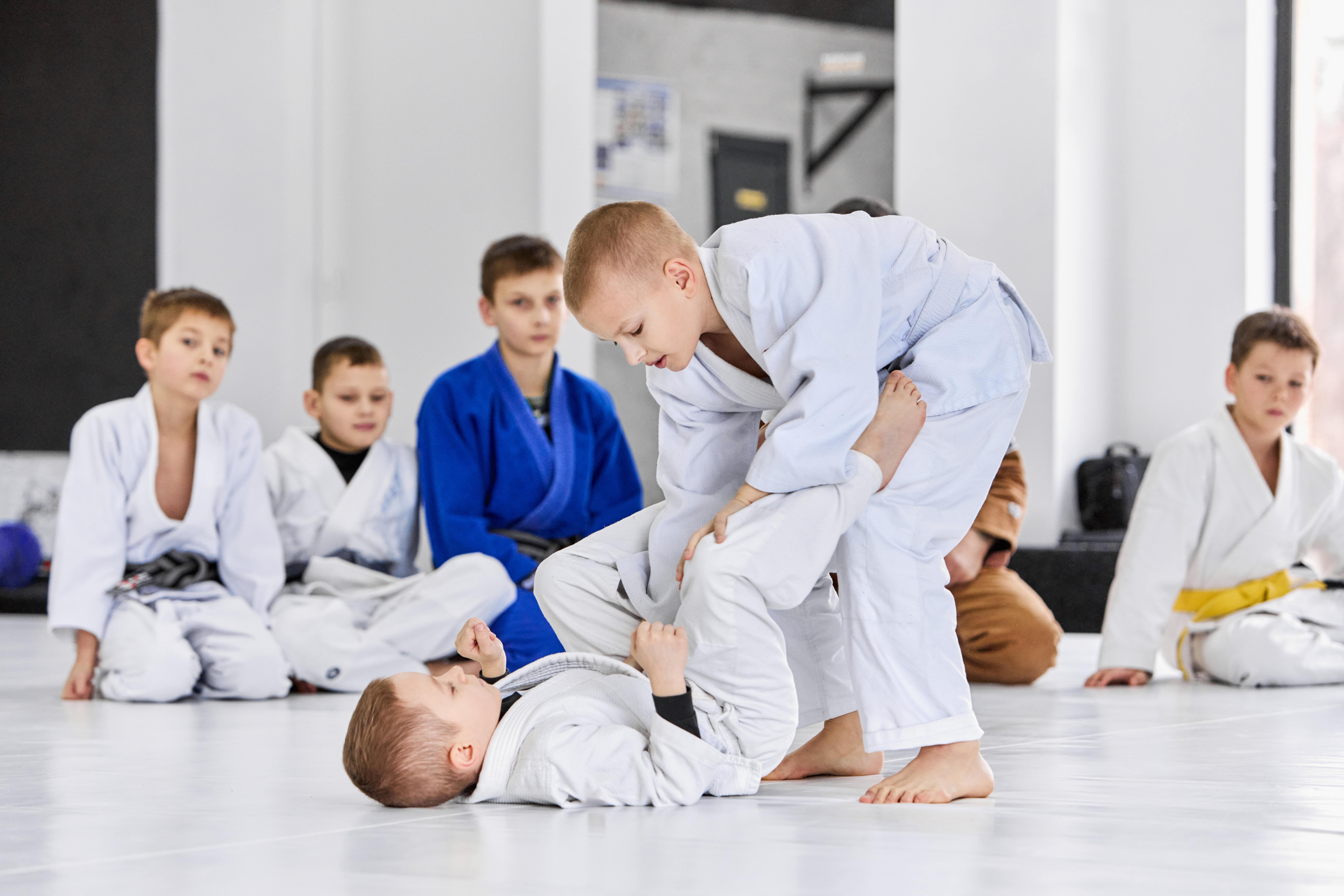 Teamwork makes the dream work in our Youth Jiu Jitsu class